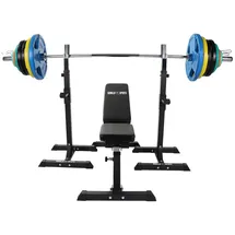 Gorilla Sports Hantelbank Schwarz