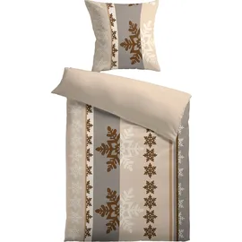 Kinzler "St. Moritz" taupe 135 x 200 cm + 80 x 80 cm