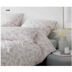 Elegante Bettwäsche Maddie - 155x220 cm + 40x80 cm	rosé