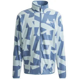 Adidas Terrex Multi Printed Fleecejacke Magic Grey / Wonder Steel S