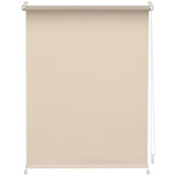 Lichtblick Thermo-Rollo / Verdunkelungsrollo Klemmfix 80 x 150 cm creme