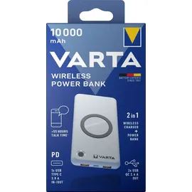 Varta Wireless Power Bank 10000 mAh weiß