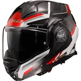 LS2 LS2, klapphelme Motorrad ADVANT X Spectrum Black White red, L