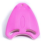 BornToSwim Robust Multi-Schwimmbrett Trainingshilfe Kickboard, Rosa/Weiß, 40 x 30 x 3 cm