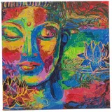 Craft Buddy PBN-3030-016 - Paint by Numbers, Lord Buddha, 30x30cm, Malen nach Zahlen