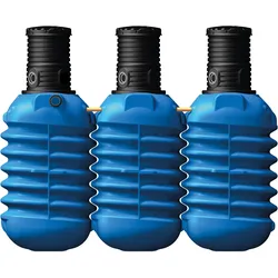 4rain Erdtank-Paket MODULARIS, 7500 Liter Garten-Comfort, Tauchpumpe, Wassersteckdose, kindersicher