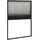 vidaXL Insektenschutz-Plissee für Fenster Aluminium Anthrazit 80x160cm