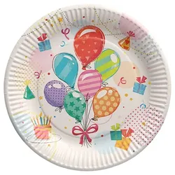 PAPSTAR 50 Teller, Pappe rund Ø 23 cm "Fete"