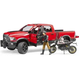 Bruder 02502 - RAM 2500 Power Wagon mit Ducati Desert Sled 1:16