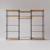 ar shelving Regalsystem 235x185x35 cm Eiche