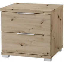 Die Möbelfundgrube Nachtschrank SMILLA 46 x 43 x 42 cm Eiche