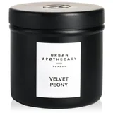 Urban Apothecary Luxury Iron Travel Candle Velvet Peony Kerzen 175 g