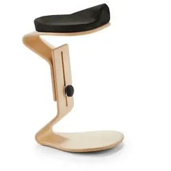 Mayer Sitzmöbel Hocker »NEST NATURE«, Breite: 38 cm, höhenverstellbar, Wolle, grau