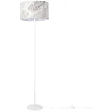 Paco Home Stehlampe »Kuba 123«, 1 flammig, Leuchtmittel E27 Deko Wohnzimmer Palme weiß