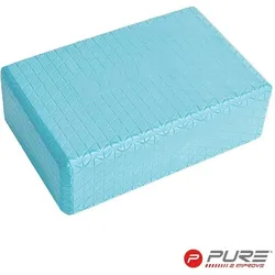 Pure2Improve yogablock 23 x 15 x 7,5 cm EVA blau EINHEITSGRÖSSE