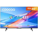 coocaa 60 Zoll Fernseher QD-Mini LED TV, 4K Smart TV mit Google TV, HDR10+, Dolby Vision&Atmos, Local Dimming, MEMC Bewegungsglättung, S AI Prozessor, Triple Tuner DVB-T2/C/S2, 60CGNH70Z (2026)