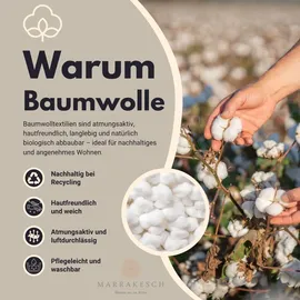 Marrakesch Orient & Mediterran Interior Bodenkissen Garet 60 x 15 cm Blau