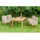 Merxx Ranzano Set 5-tlg. Ausziehtisch 200 x 90 cm beige