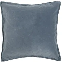 Ib laursen Kissenbezug Velours Colonial Blue, 50 x 52