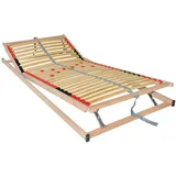 Xora Lattenrost, Holz, Birke, Schichtholz, 3-Zonen, 120x200 cm, Federleisten mit Duokappen, Mittelgurt, individuelle Liegehärteeinstellung, verstellbar, alternative Größen erhältlich, Schlafzimmer, Lattenroste, Lattenrost verstellbar