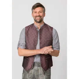 Stockerpoint Trachtenweste Morris bordeaux | weiß 54