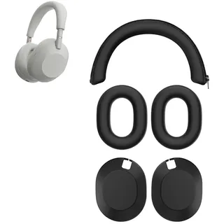 TEHAOUU Silikon-Schutzhülle für Sony WH 1000XM6, Kopfhörer-Hülle, WH 1000XM6 Zubehör, Schwarz