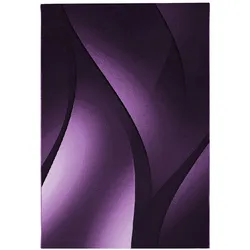 Teppich Kurzflor Ombre-Verlauf Polypropylen Wohnzimmer Violett Rechteckig 160x230 | Kadima Design