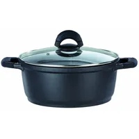 GSW SilcoGuss noir Kochtopf 24 cm rund