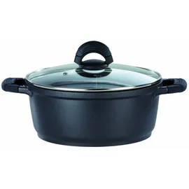GSW SilcoGuss noir Kochtopf 24 cm rund