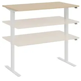 FM Helmets Schreibtisch Move weiß