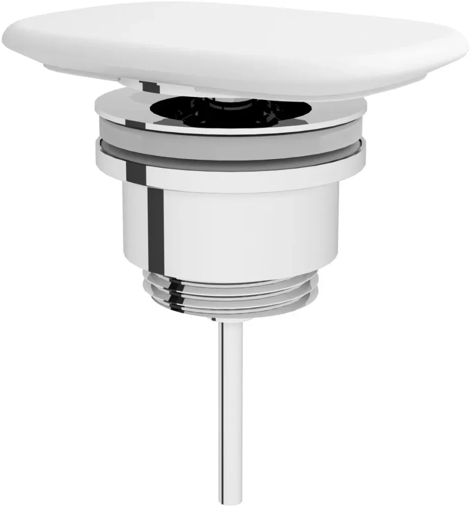 VitrA Schaftventil mit rechteckigem Ventildeckel aus Keramik 10 x 7,5 cm Edelweiß,6370L401-2002 6370L401-2002