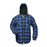 CRAFTLAND Thermohemd mit Kapuze, blau/schwarz