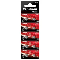 Camelion AG3 LR41 LR736 392 1.5V Alkaline Knopfzelle - 10er Verpackung