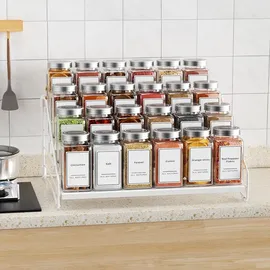 ZDDLOINP 4-stufiges Gewürzregal Ohne Bohren