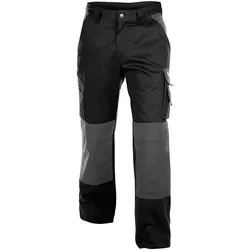 DASSY® Boston 245 gr. Zweifarbige Bundhose mit Kniepolstertaschen - schwarz/zementgrau - 67
