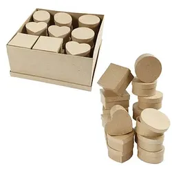 Creativ Company Geschenkboxen-Set braun 5707167053027 Creativ Company