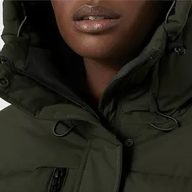 HELLY HANSEN Adore Puffy Parka Damen Mantel-Oliv-Dunkelgrün-L