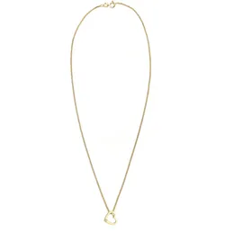Elli DIAMONDS Halskette Herz Liebe mit Diamant 0,015 ct. Gelbgold