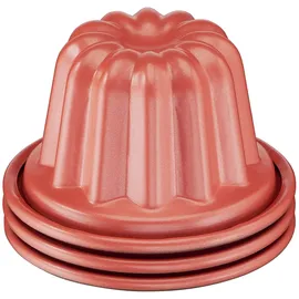 Tefal Set de 3 moules à cannelés Tefal Creabake J3059004 Orange Scénario