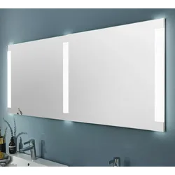 Sprinz Badspiegel Smart-Line 200x70 cm mit LED-Beleuchtung, Spiegel,