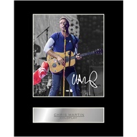 Signiertes Foto von Chris Martin, Coldplay, Musik, signiert, Geschenk, Fotodruck