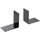Westcott Buchstütze E-10244 00 90x140x140 mm Schwarz 2 St.