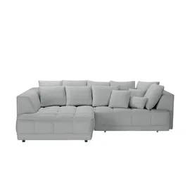 Switch Eckcouch Mikrofaser 3-Sitzer Grau