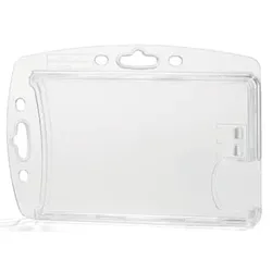 Durable Ausweishalter Doppelbox, für 2 Betriebs-/Sicherheitsausweise, Kunststoff, transparent, 10 Stück