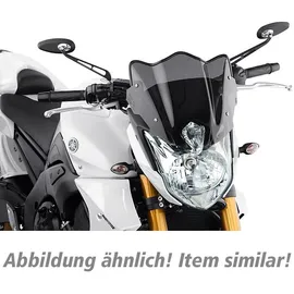 Ermax Naked-Bike-Scheibe Sport Acrylic durchsichtig Schwarz getönt für Motorrad