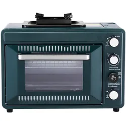 VEVOR Outdoor Ofen 2 in 1 Tragbarer Gas Camping Herd OfenEinstellbare Feuer