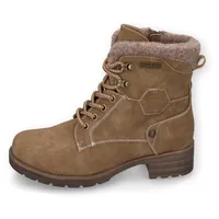 Dockers Schnürstiefelette, Schnürboots, Winterstiefel mit Filz am Schaft Gr. 36, braun , 76898051-36