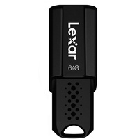 Lexar JumpDrive S80 USB 3.1 USB Stick 64GB, Bis Zu 150MB/s Lesen, Flash-Laufwerk für Computer, externe Speicherdaten, Foto, Video (LJDS080064G-BNBAG), Schwarz
