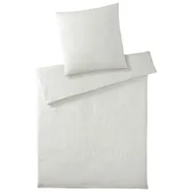 ELEGANTE Smooth Musselin Beige 135 x 200 cm + 40 x 80 cm