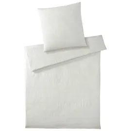 ELEGANTE Smooth Musselin Beige 135 x 200 cm + 40 x 80 cm